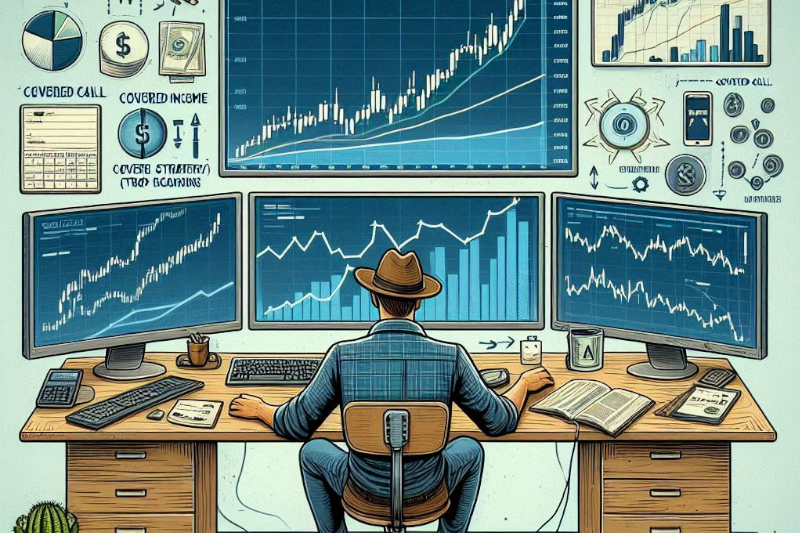 A trader in a cowboy hat sits at a desk packed with monitors that have trading charts of all types on them.